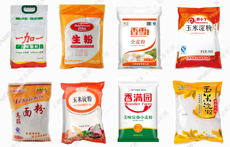 全自動(dòng)食品粉末給袋包裝機(jī)包裝樣品